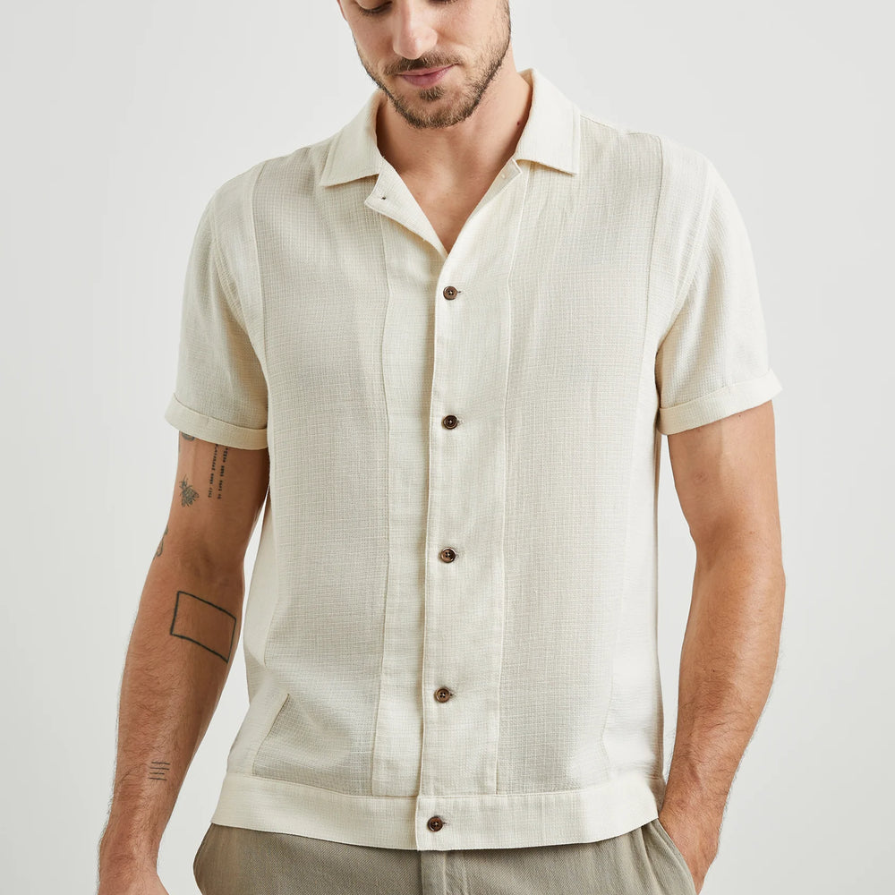 The Parchment Wheat Duke Shirt by Rails