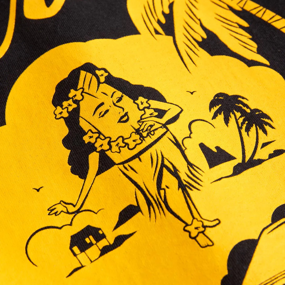 
                      
                        Back graphic detail on the Black Daydreamin' Birdie T-shirt by Birdwell
                      
                    