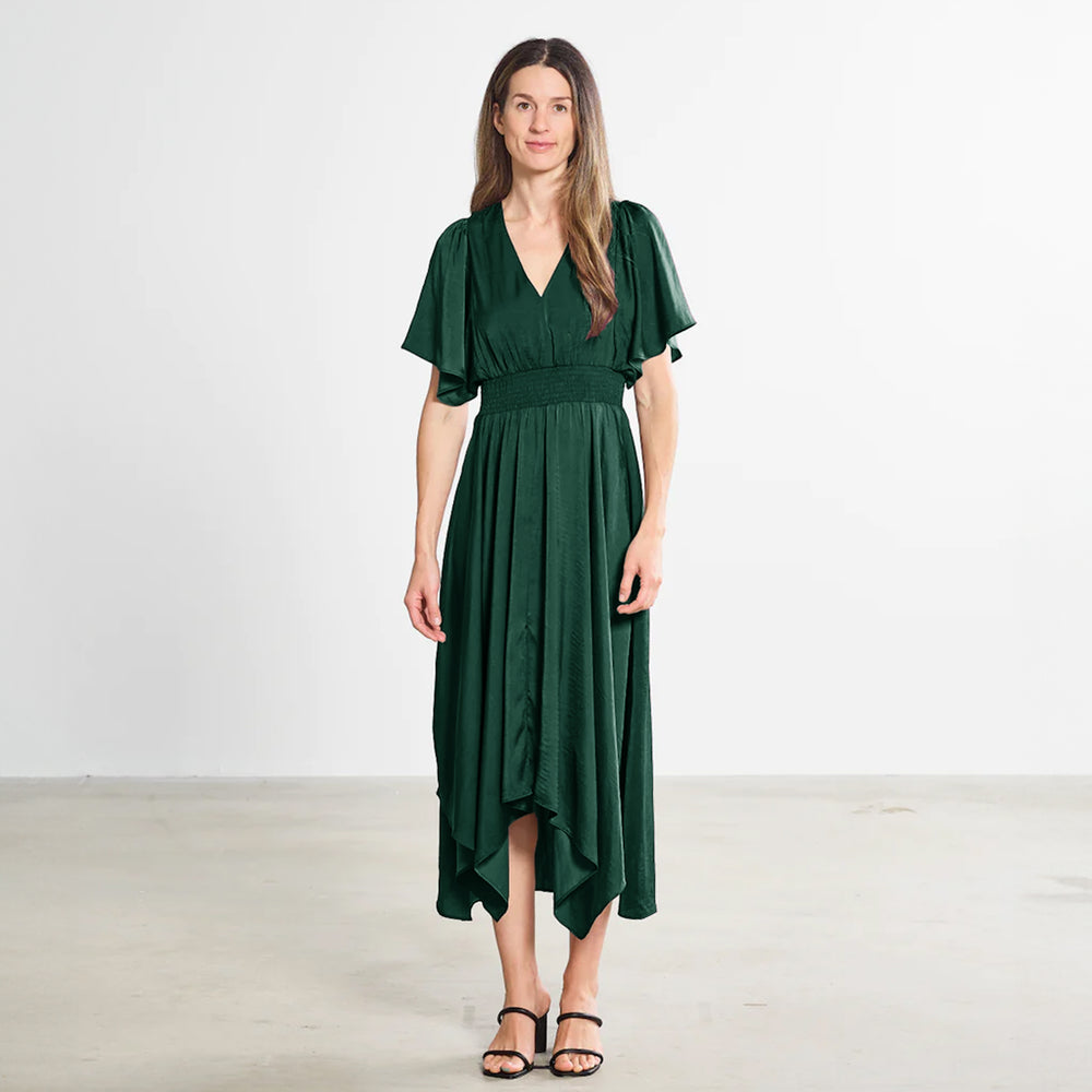 
                      
                        The Diana Dress - Emerald
                      
                    