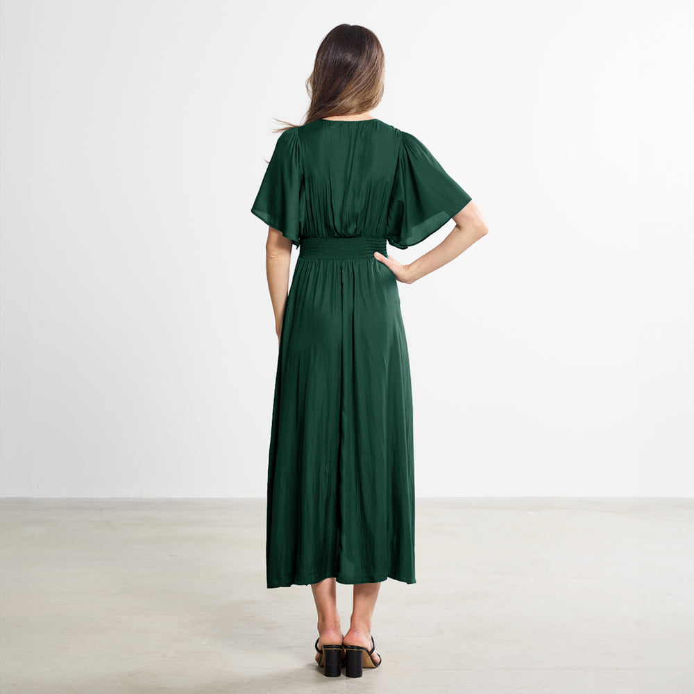 
                      
                        The Diana Dress - Emerald
                      
                    