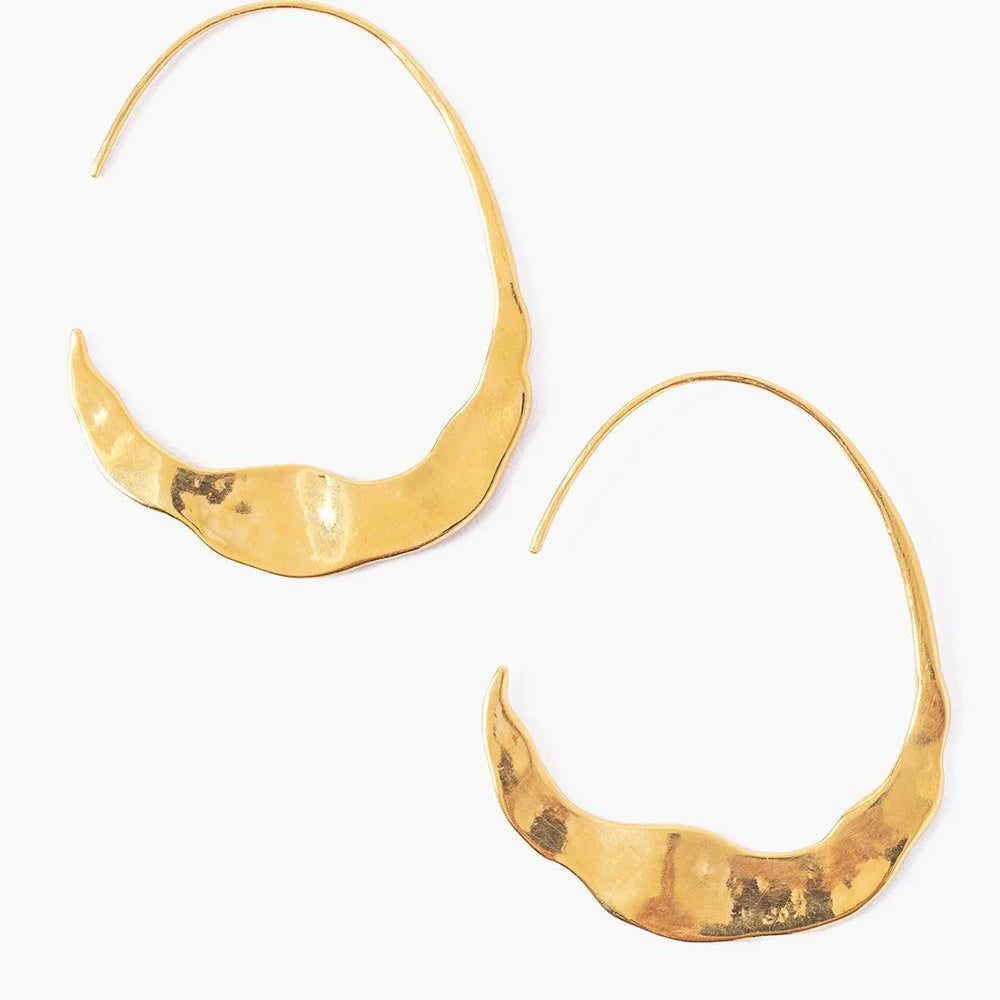 
                      
                        Chan Luu Gold Crescent Moon Hoops
                      
                    