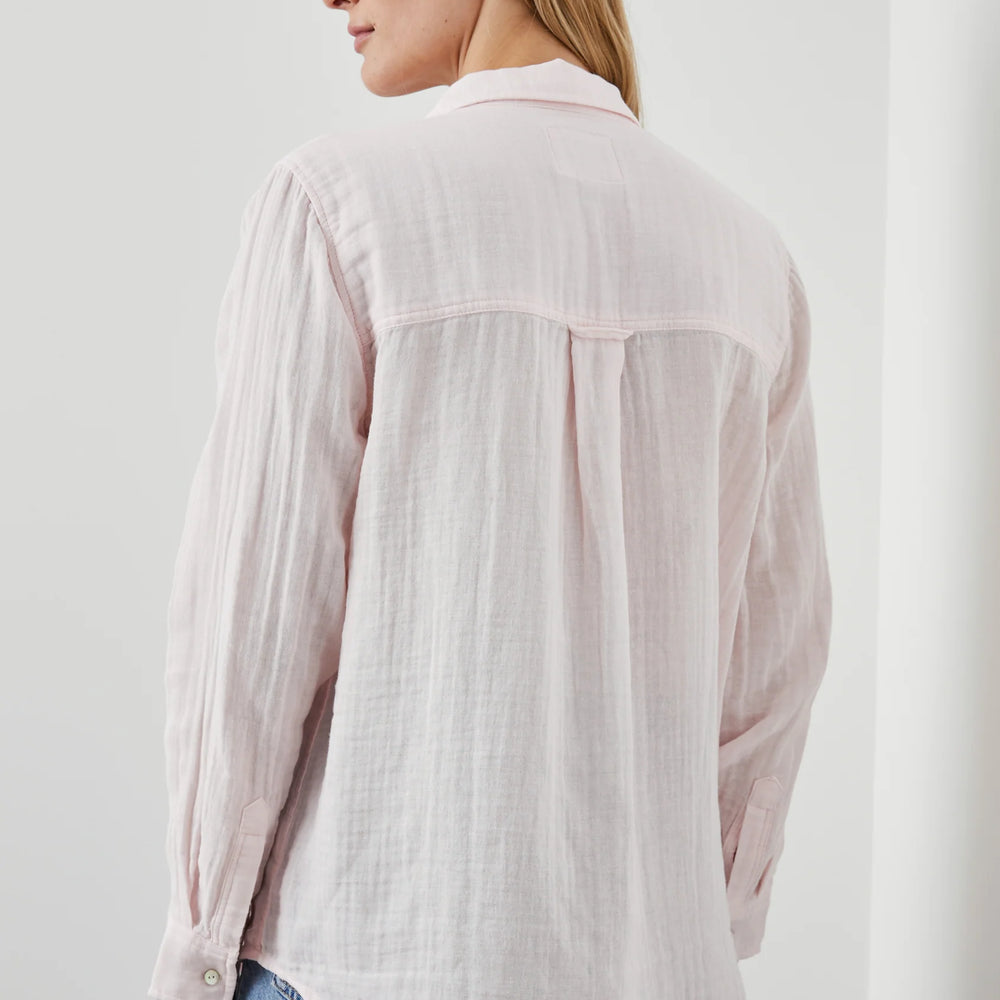 
                      
                        Back view of the Ellis Shirt by Rails, in the color Petal
                      
                    