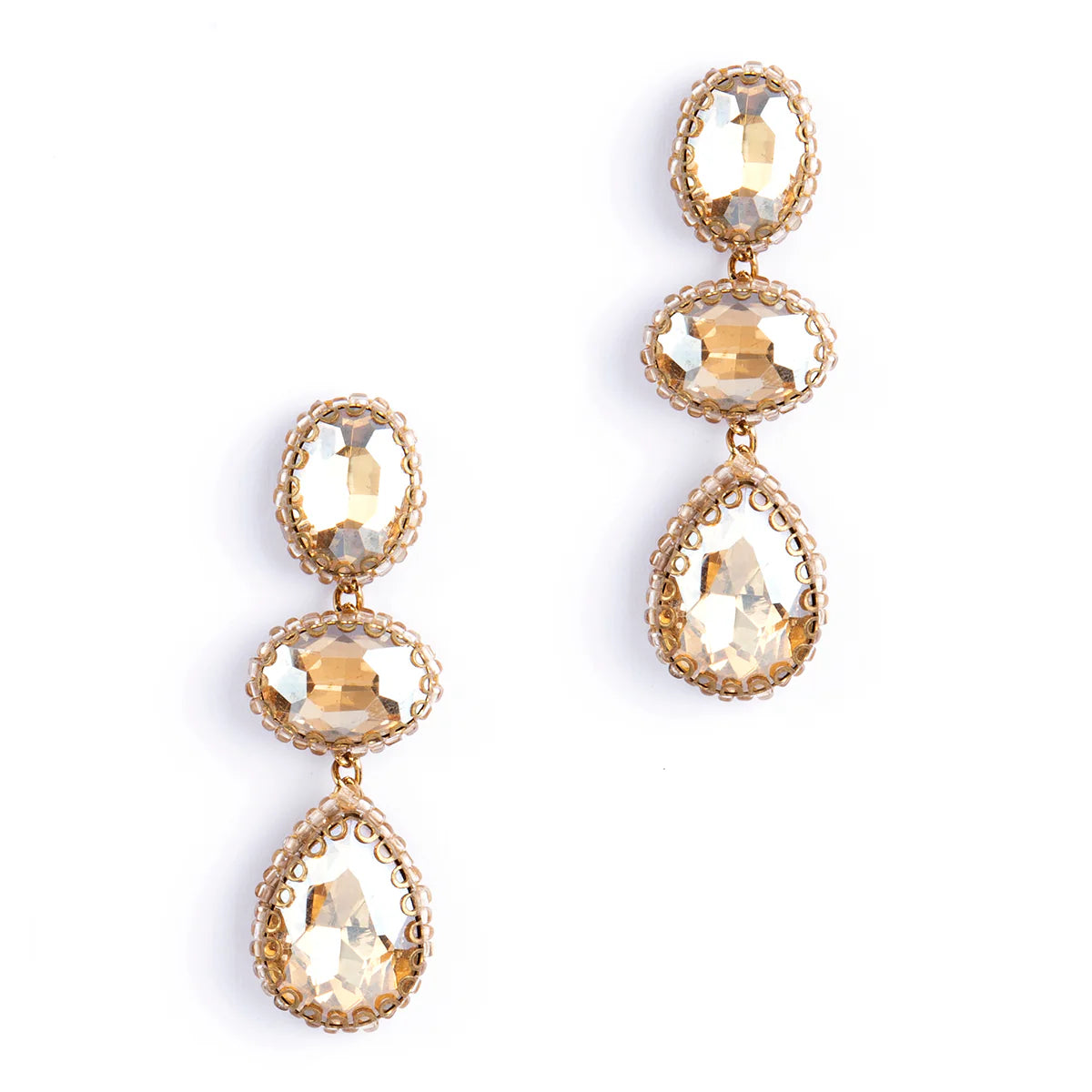 The Gold Hadlee Earrings by Deepa Gurnani