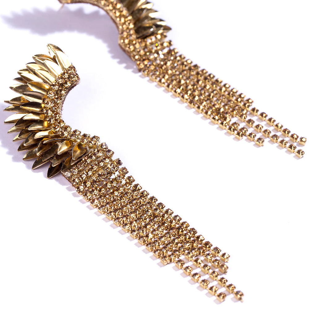 
                      
                        Design detail on the Gold Estella Earrings by Deepa Gurnani
                      
                    