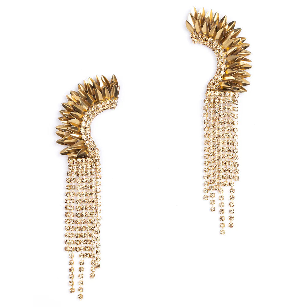 
                      
                        The Gold Estella Earrings by Deepa Gurnani
                      
                    