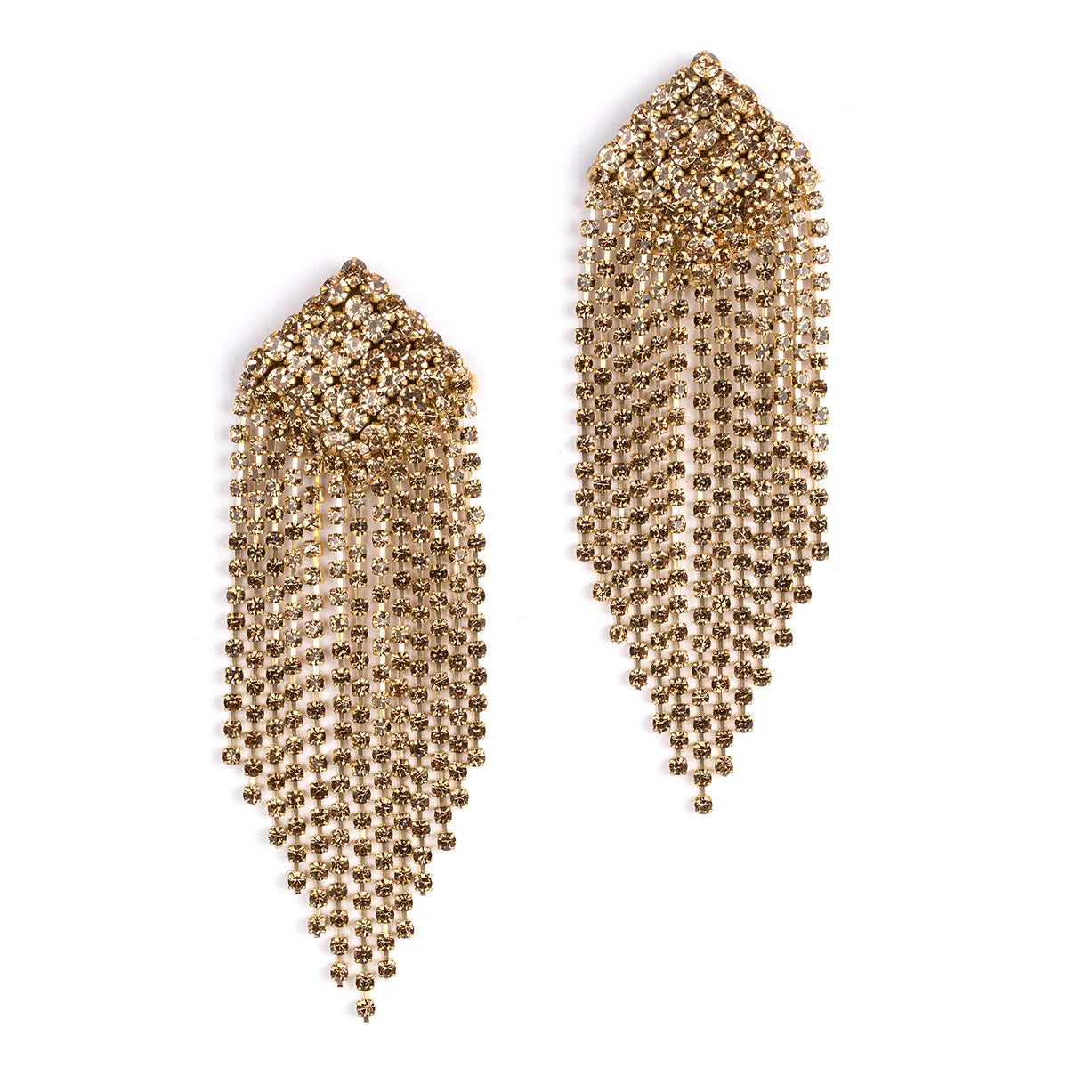 The Gold Niomi Earrings by Deepa Gurnani