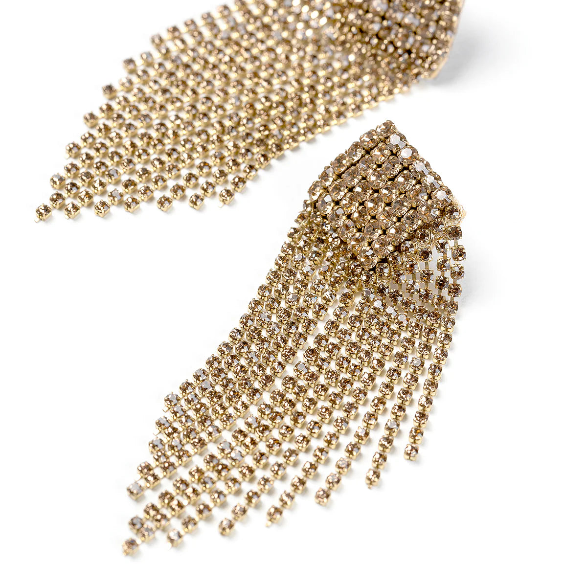 Design detail on the Gold Niomi Earrings by Deepa Gurnani