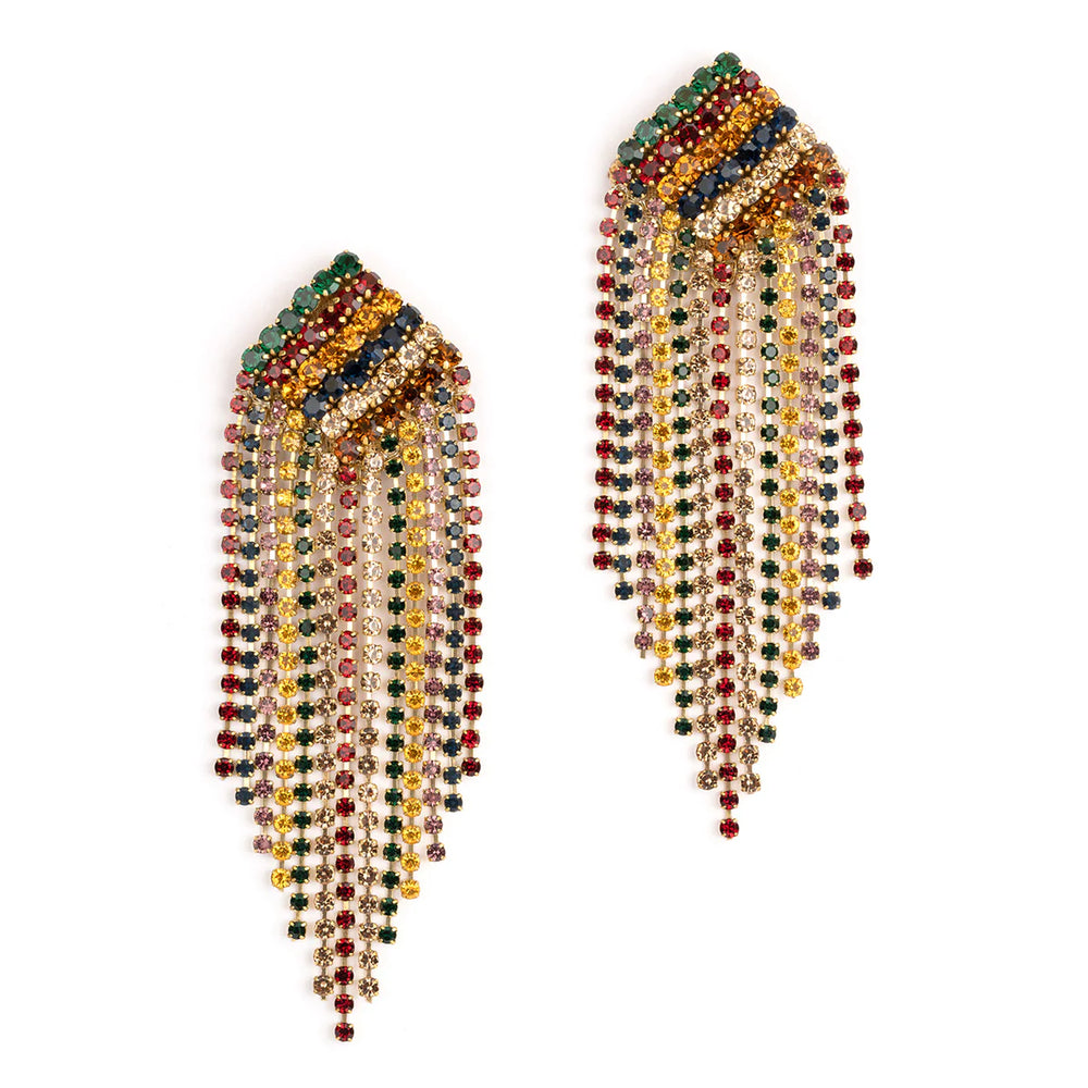 The Multicolor Niomi Earrings by Deepa Gurnani