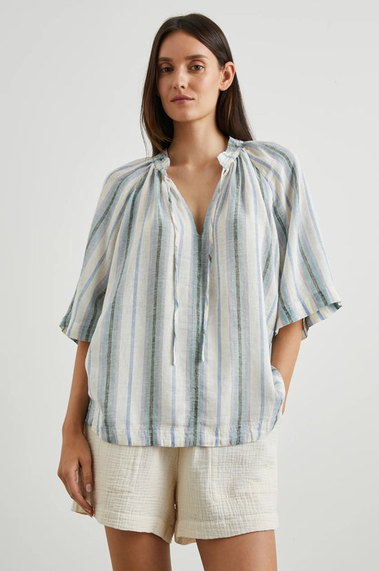 The Catania Stripe Eveline Top by Rails