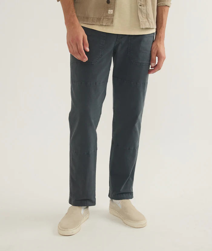 
                      
                        The Breyer Relaxed Utility Pant in the color India Ink from Marine Layer at Harbour Thread. 
                      
                    