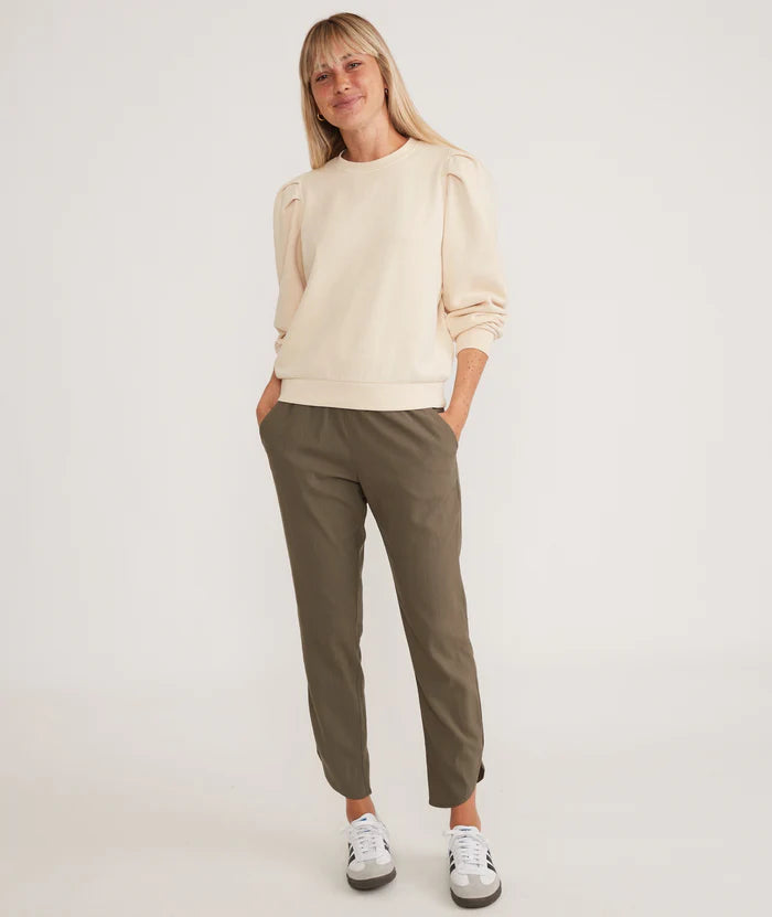 Marine Layer Allison Pant - Dusty Olive