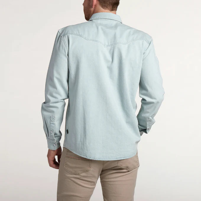 
                      
                        Howler Bros Dust Up Denim Snapshirt - Garth Light Wash
                      
                    