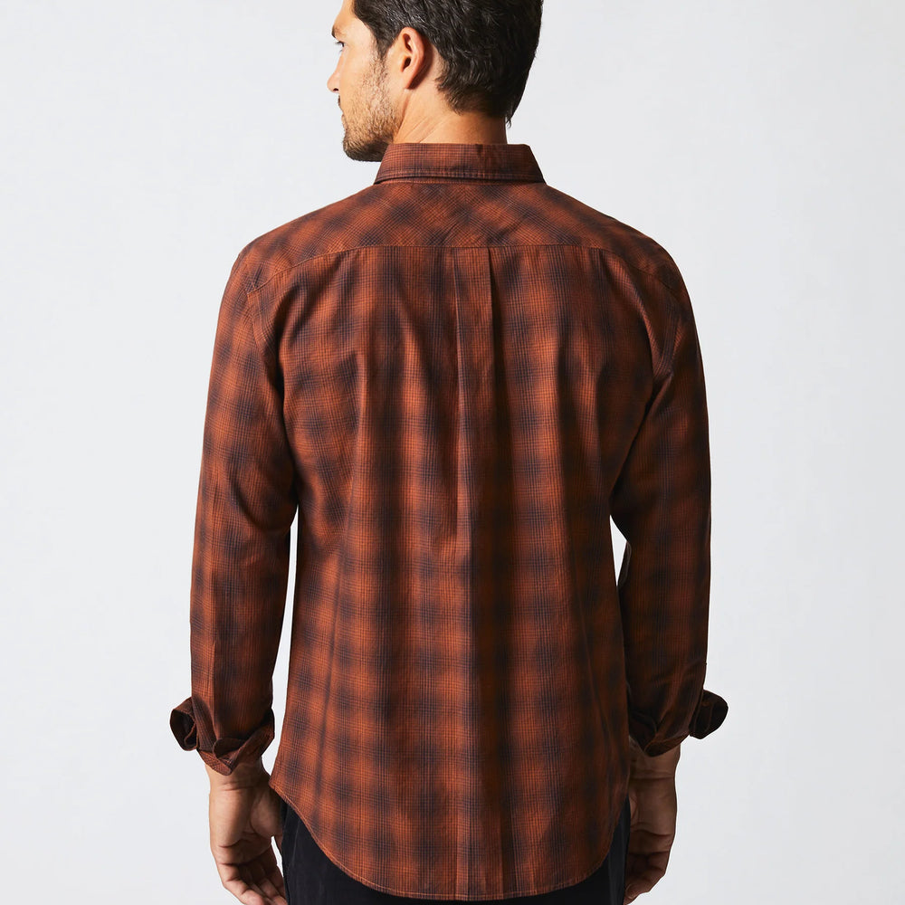 
                      
                        Billy Reid Shadow Plaid Tuscumbia Shirt - Black/Rust
                      
                    