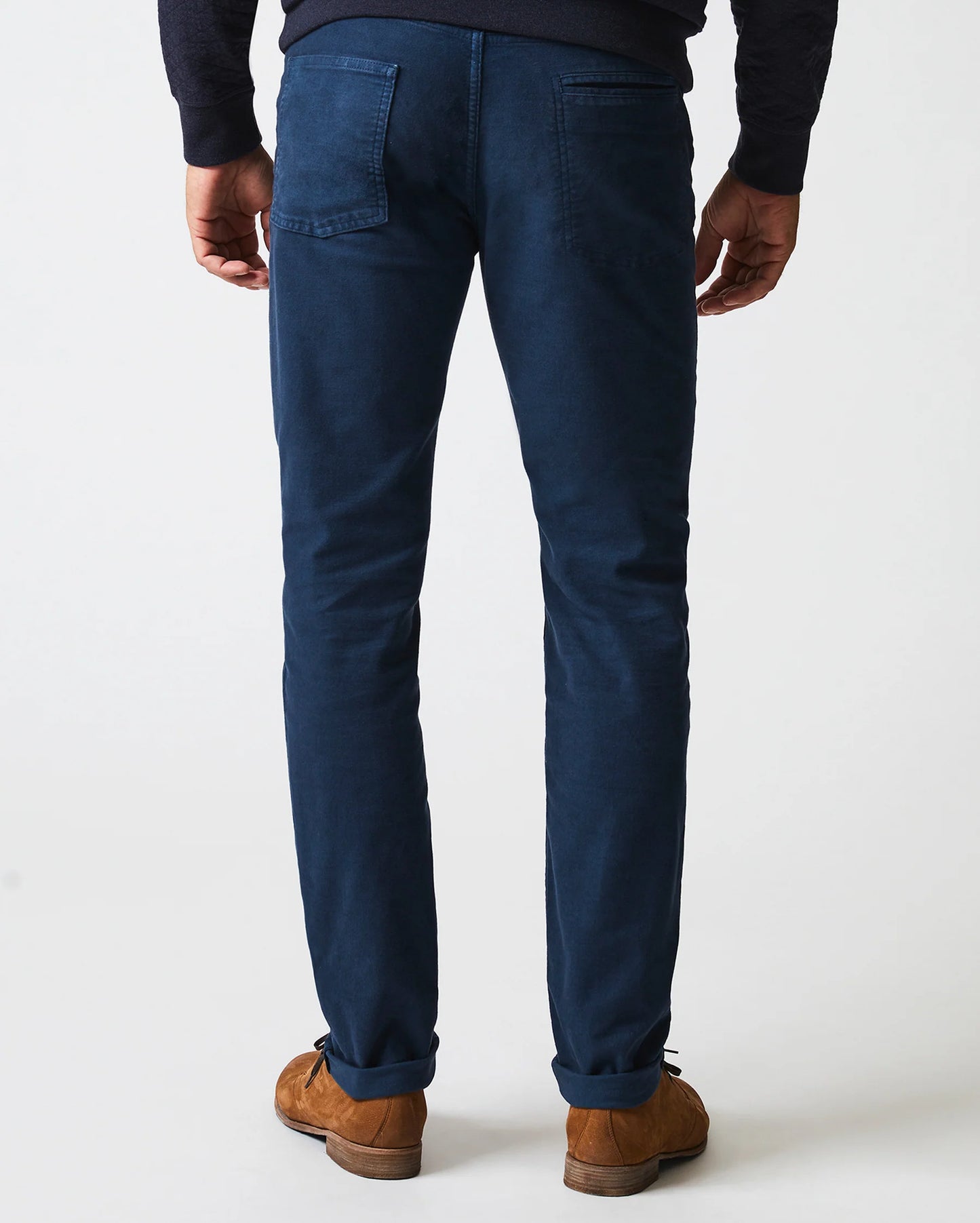 Billy Reid Moleskin Jean - Carbon Blue