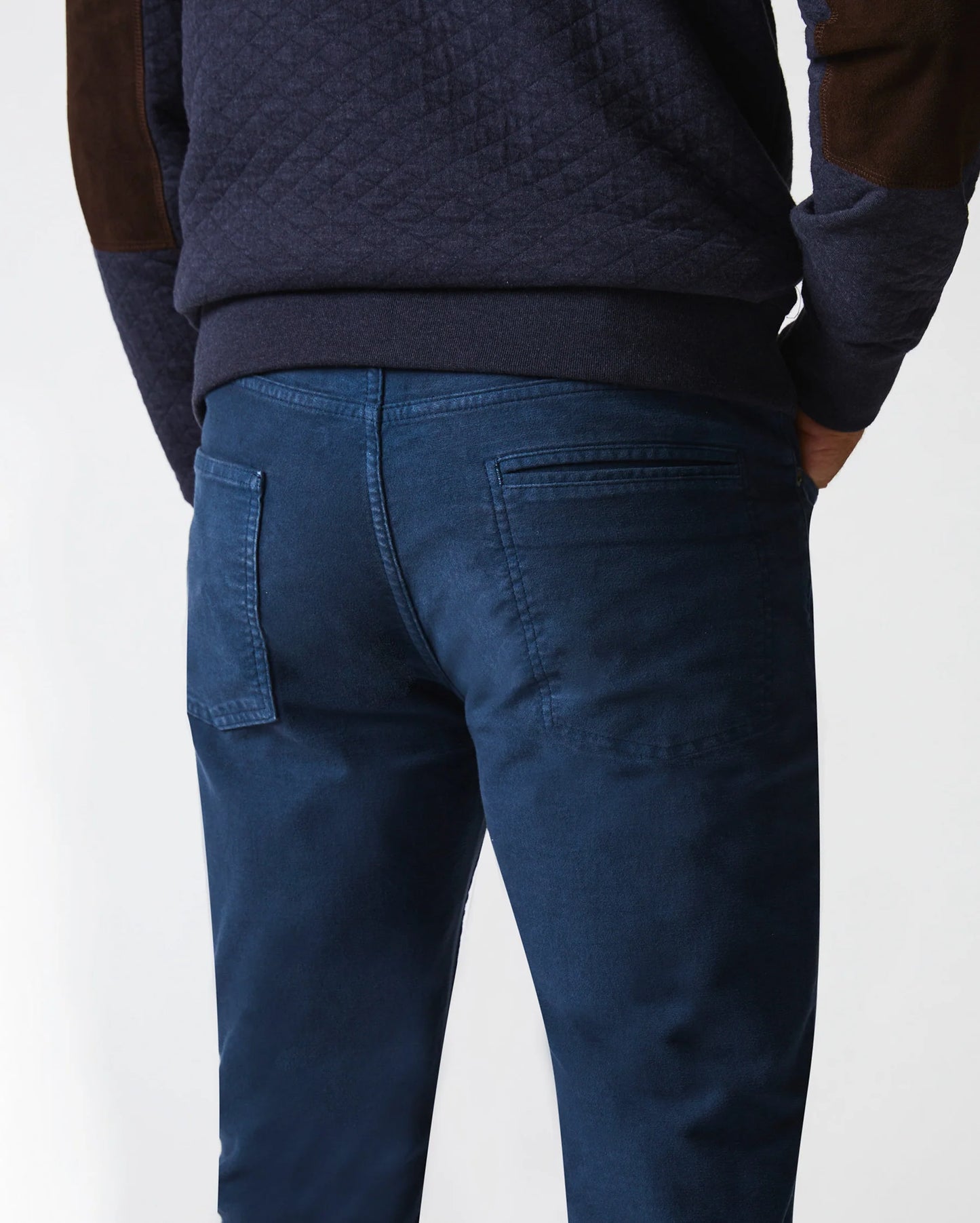 Billy Reid Moleskin Jean - Carbon Blue
