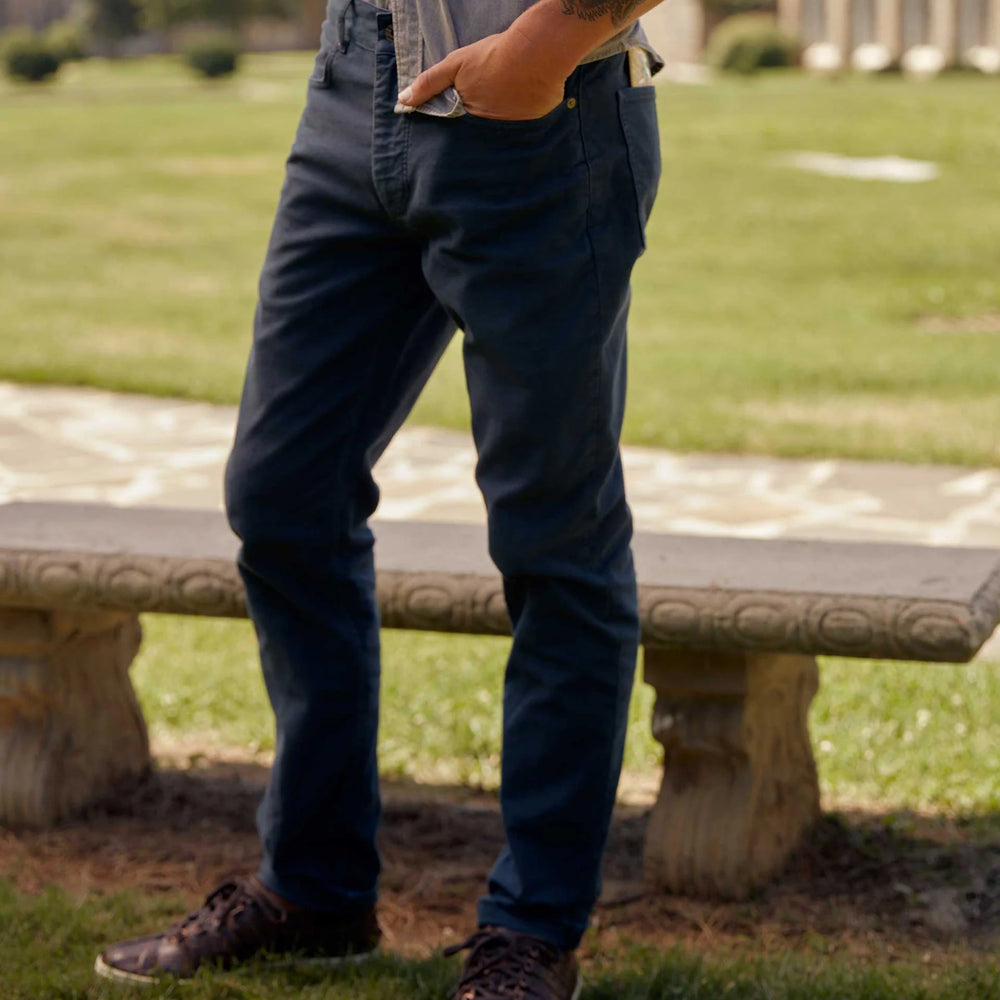 
                      
                        Billy Reid Moleskin Jean - Carbon Blue
                      
                    