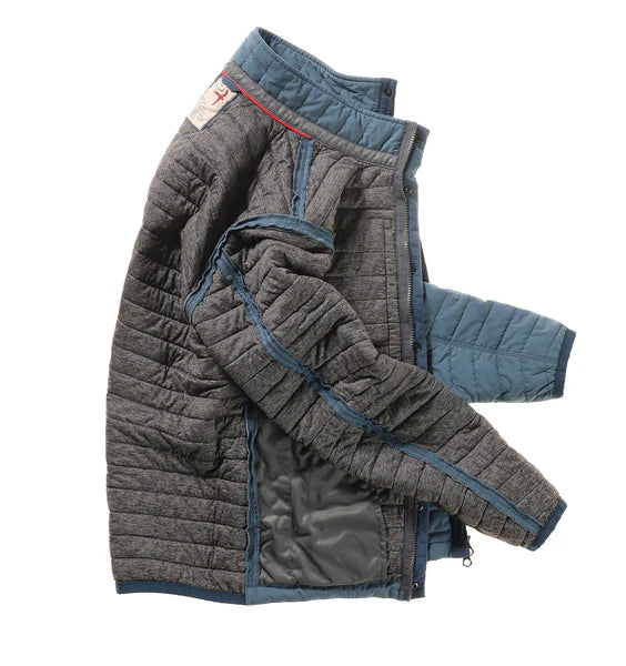 
                      
                        Interior view of the Gas Blue Windzip Jacket by Relwen
                      
                    