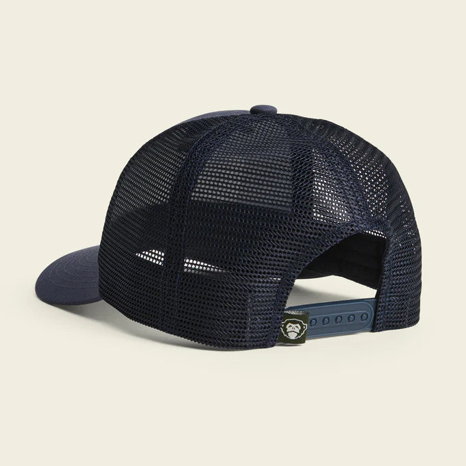 
                      
                        Back view of the Navy Howler Electric Standard 6 panel hat by Howler Bros
                      
                    