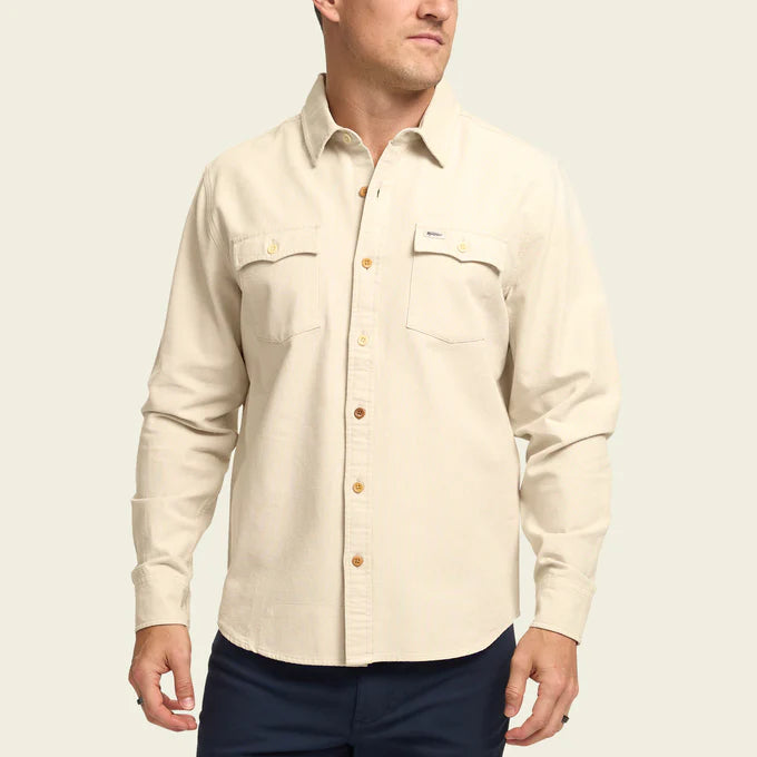 Front view of the men's Novato Shirt  by Howler Bros