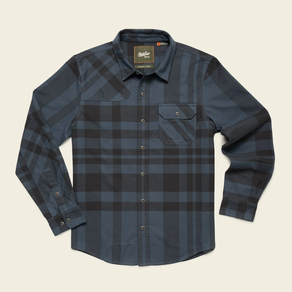 
                      
                        The Howler Bros Harker's Flannel in the style Mega Plaid Petrol
                      
                    