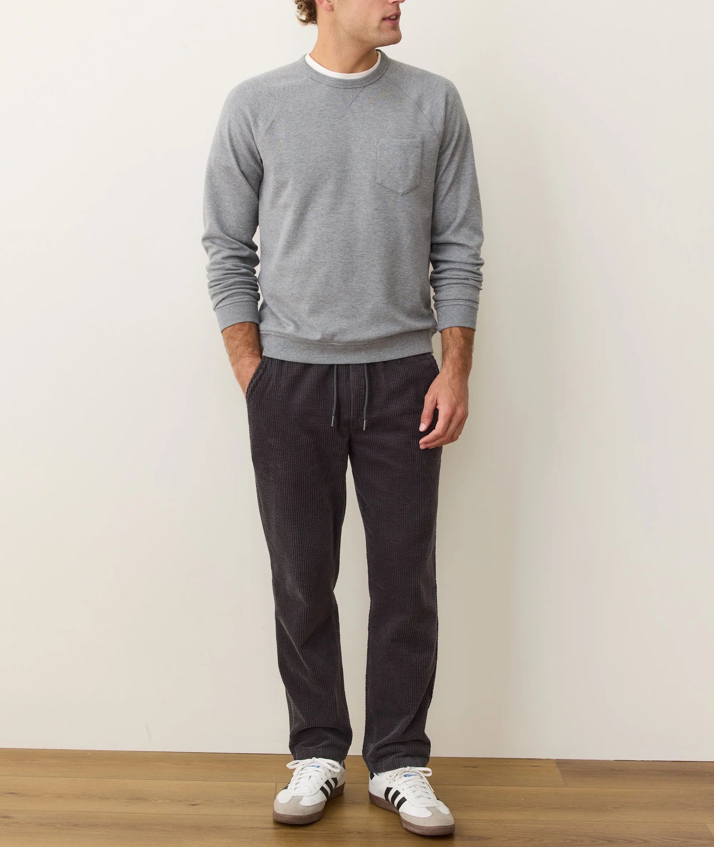 Men's grey pullover