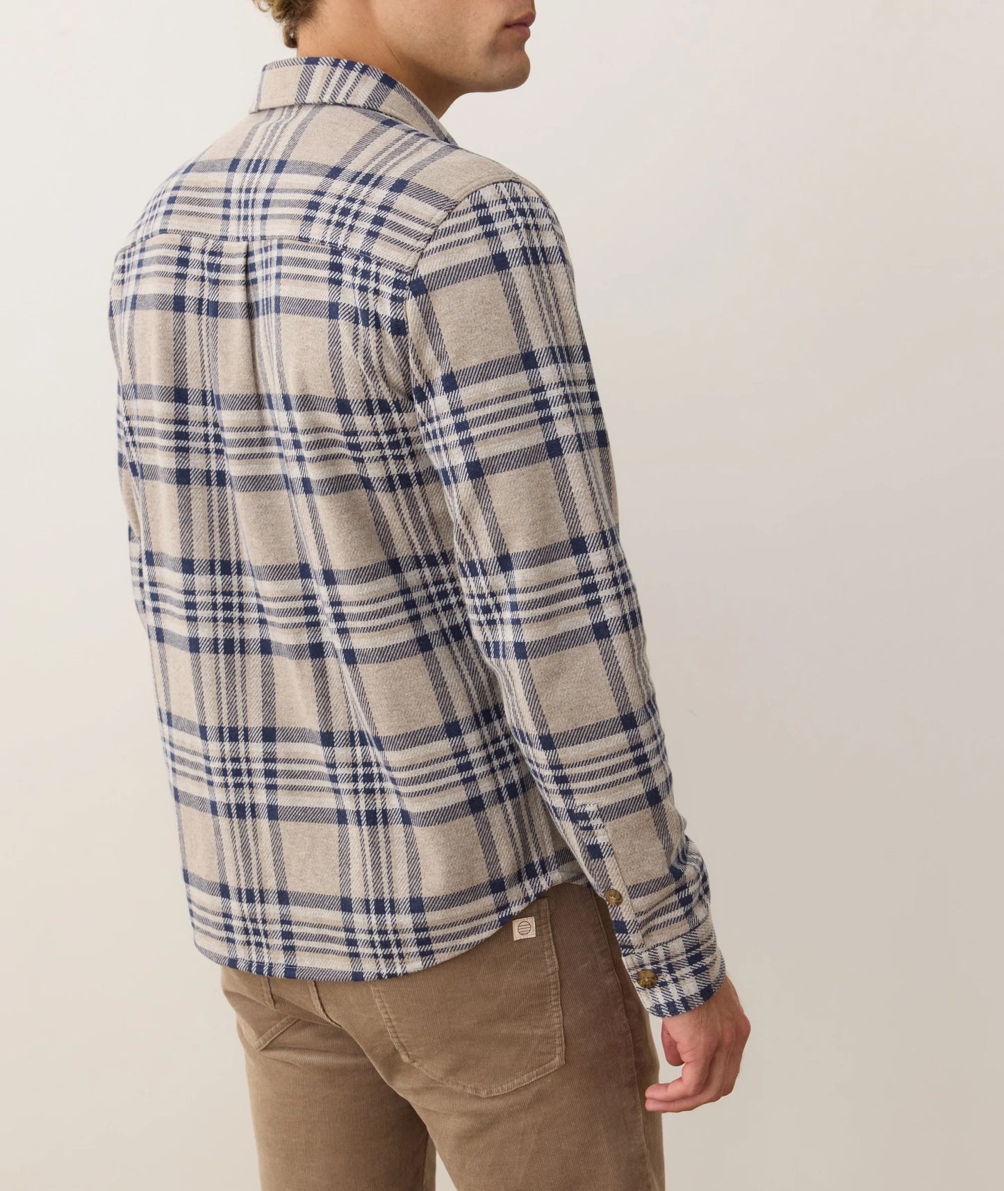 Marine Layer plaid men's shirt