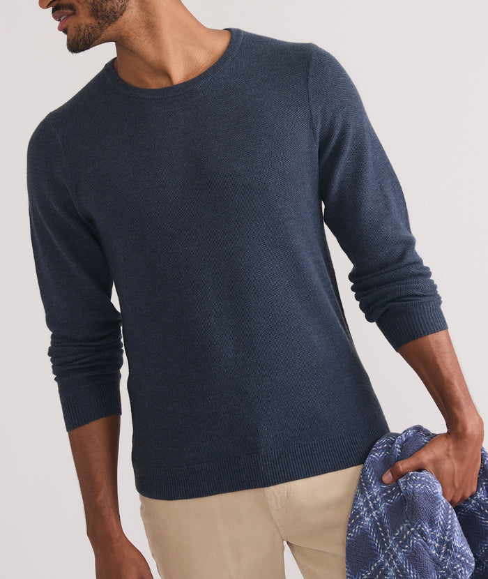 Marine Layer Sweater Tee - Dark Indigo