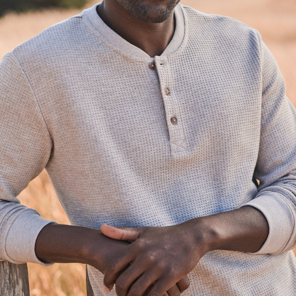 
                      
                        Marine Layer Waffle Henley
                      
                    