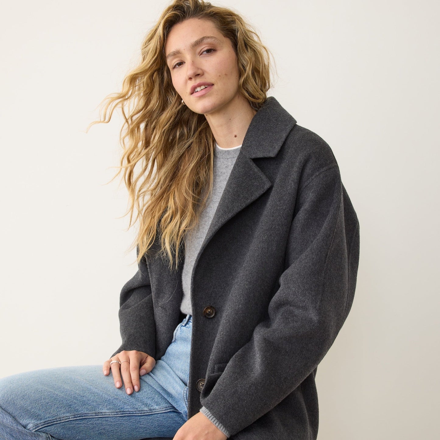 Marine Layer Colette Oversized Longline Coat