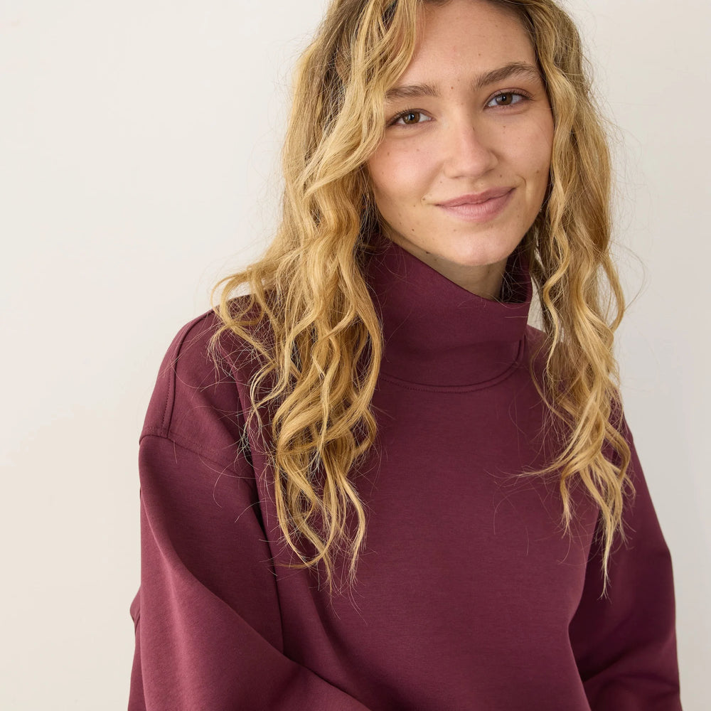 
                      
                        Marine Layer Nova Mock Neck Sweatshirt
                      
                    