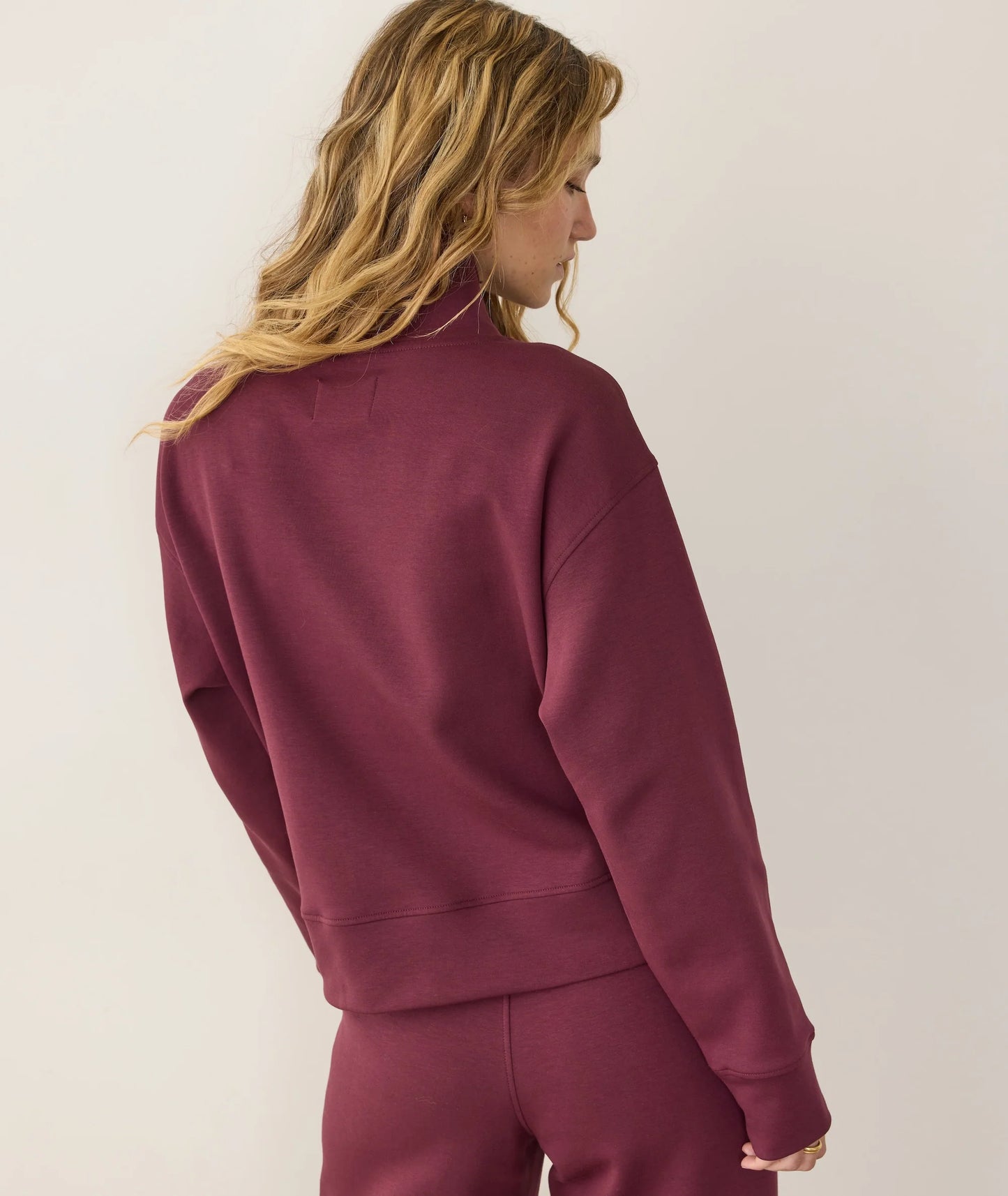 Marine Layer Nova Mock Neck Sweatshirt