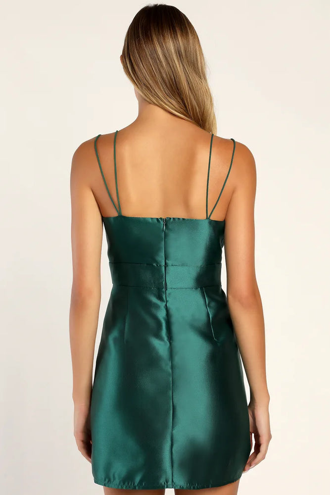 
                      
                        Lulus Glamorous Life Sleeveless Mini Dress - Emerald Green
                      
                    