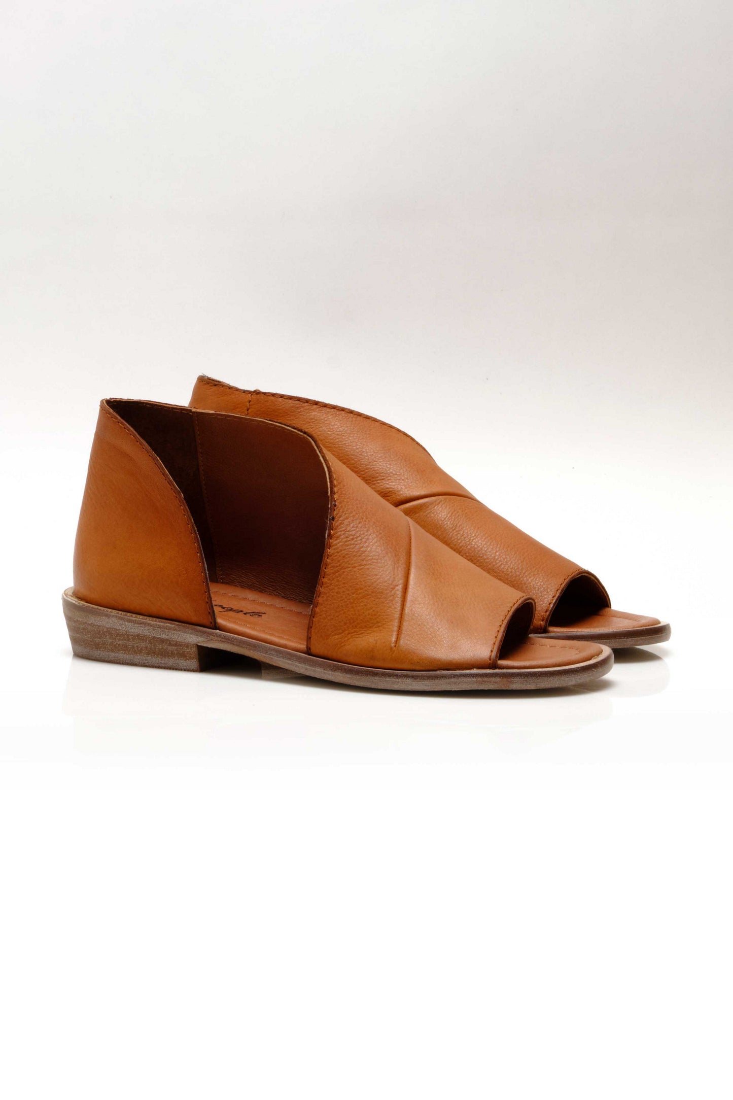 Free People's Mont Blanc Sandal in Tan Leather