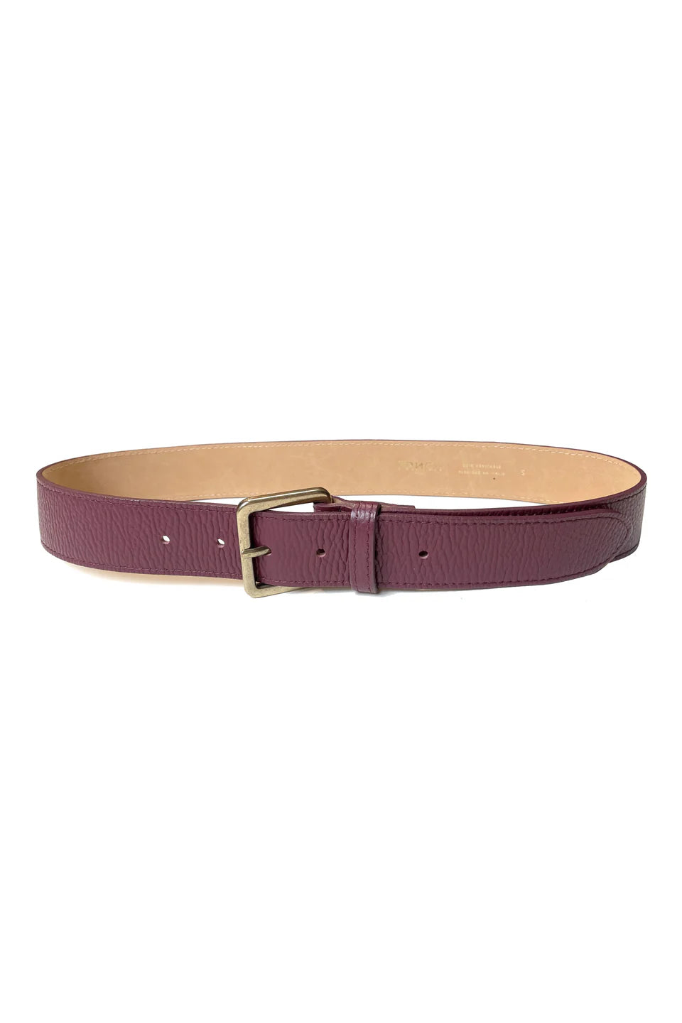 The Aubergine Mily Leather Belt by FRNCH