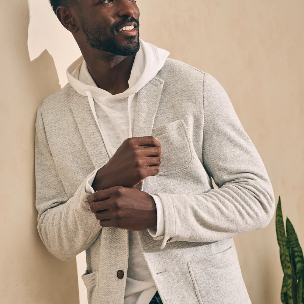
                      
                        Faherty Men's Inlet Knit Blazer - Heather Grey
                      
                    