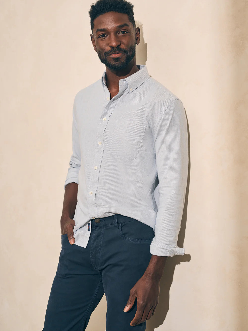 Faherty Stretch Oxford Shirt 2.0 - Sale