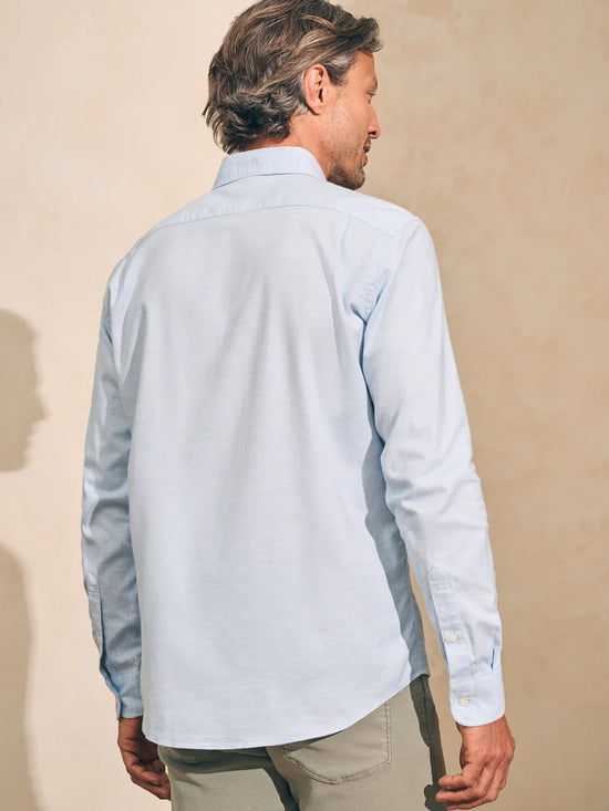 Load image into Gallery viewer, Faherty Stretch Oxford Shirt 2.0 - Blue Heather
