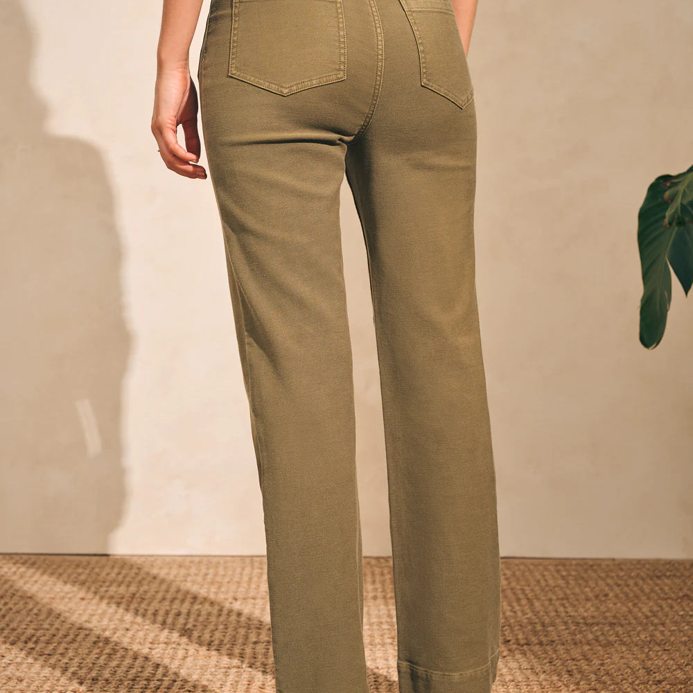 
                      
                        Faherty Stretch Terry Patch Pocket Pant - Military Olive
                      
                    