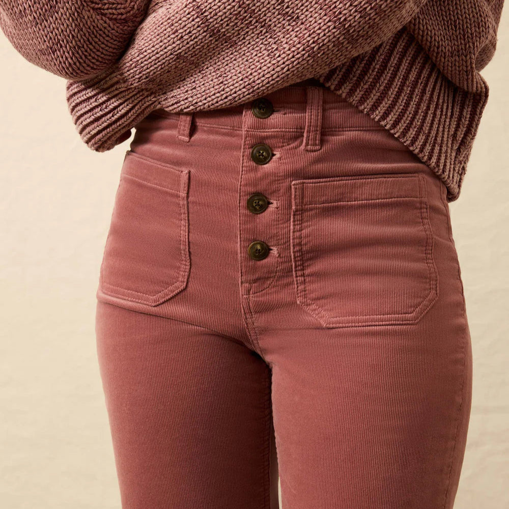 Faherty Stretch Terry Cord Patch Pocket Pant