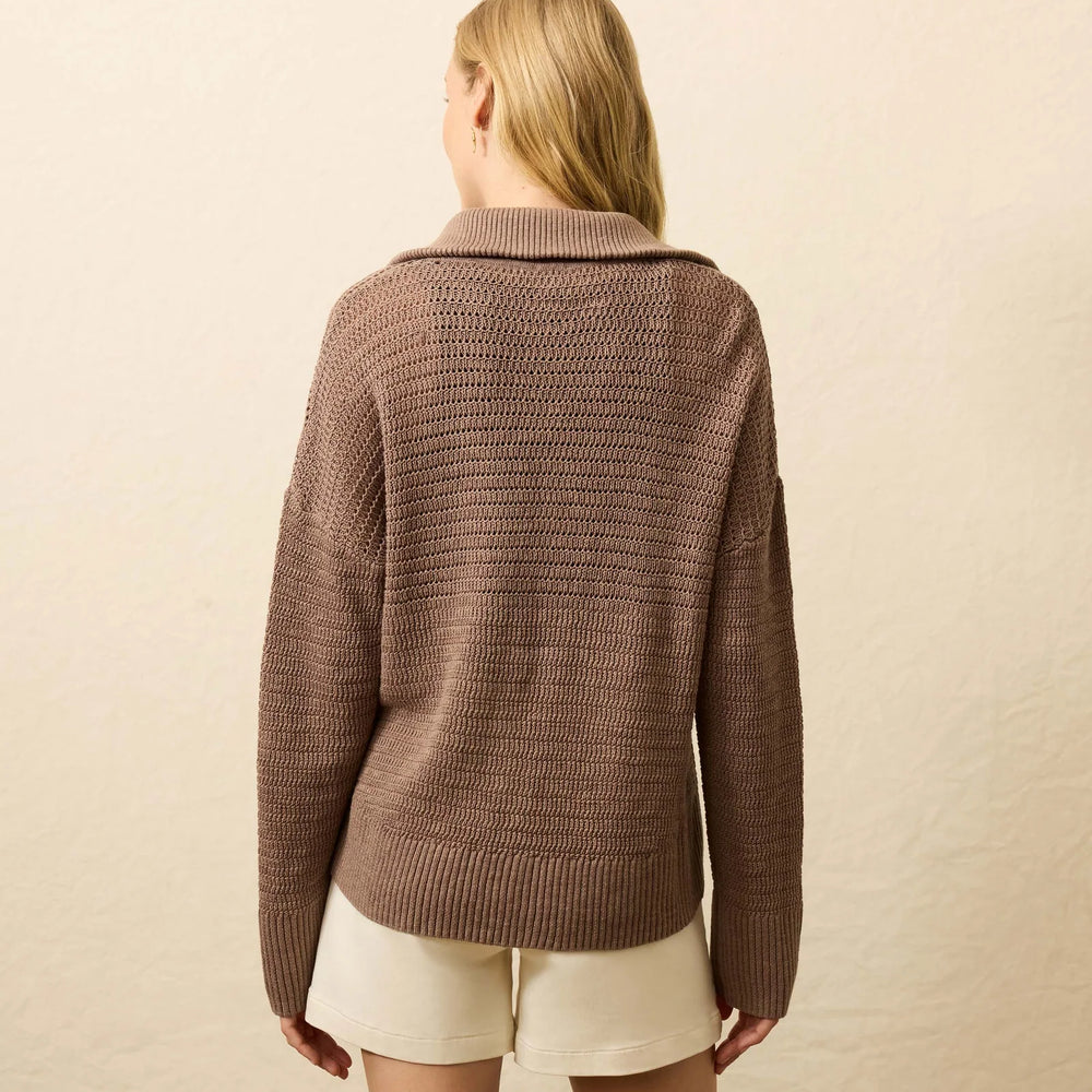 
                      
                        Faherty Miramar Linen Quarter Zip
                      
                    