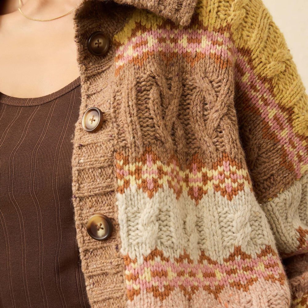 
                      
                        Faherty Highland Fairisle Cardigan
                      
                    