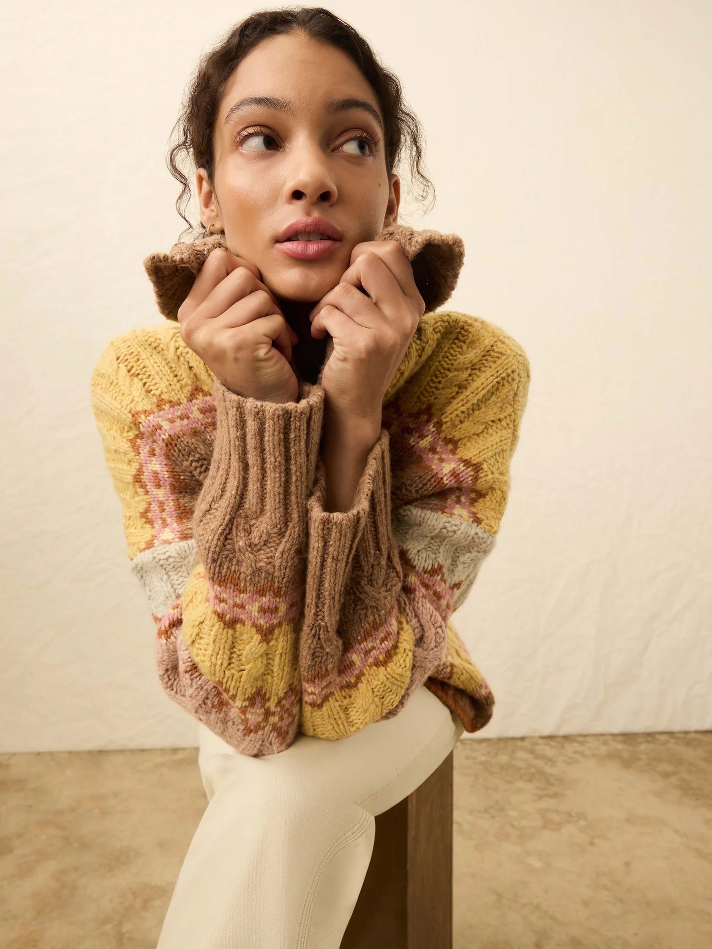 Faherty Highland Fairisle Cardigan