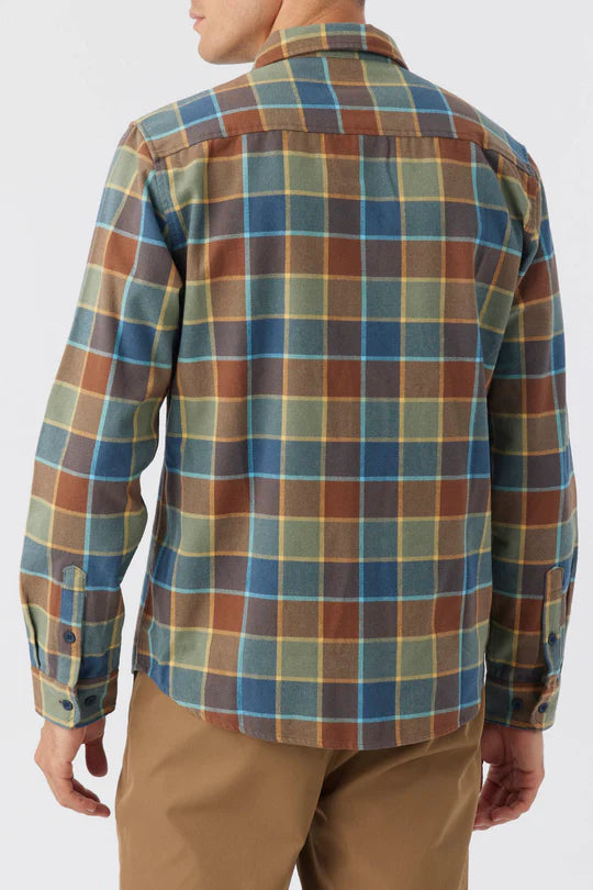 O'Neill Winslow Plaid Flannel Shirt - Sage