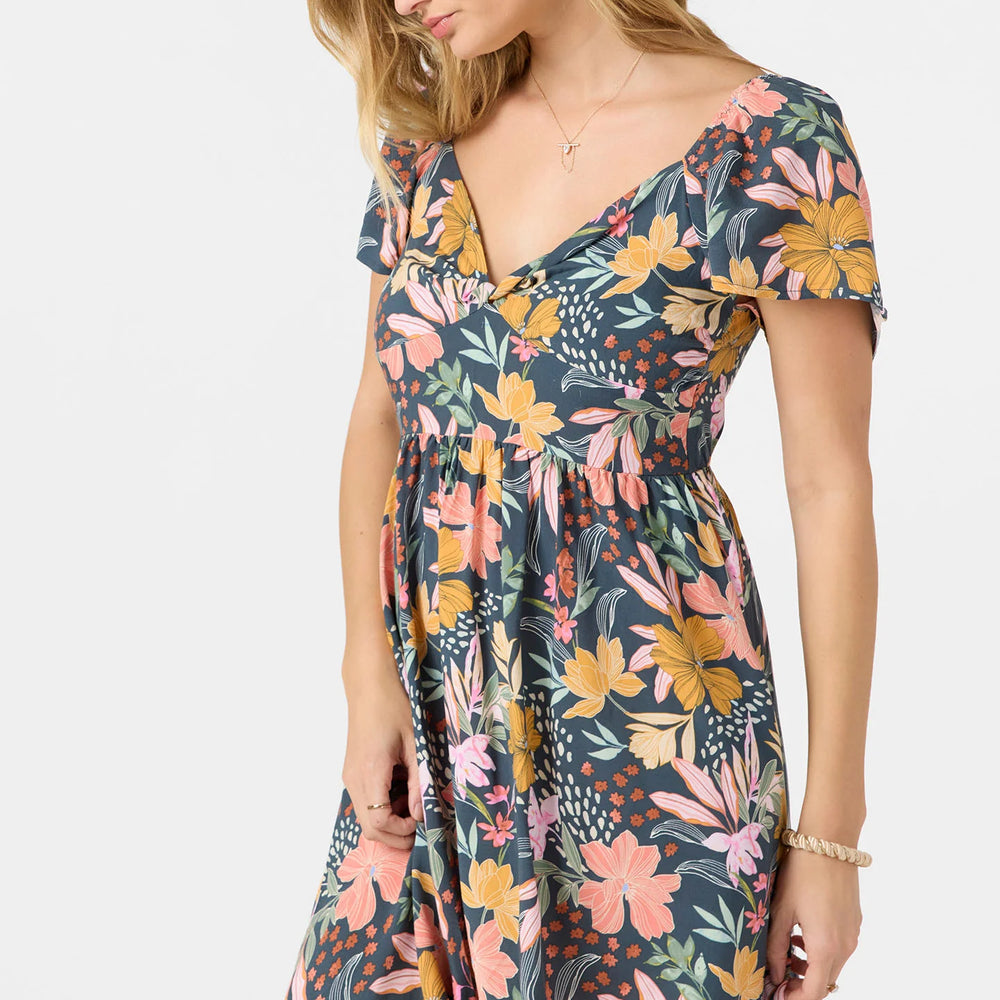 Embrace the easy, breezy summer style of the Carina Floral Short Dress by O'Neill. Find it at Harbour Thread boutique in Burlington, VT!
