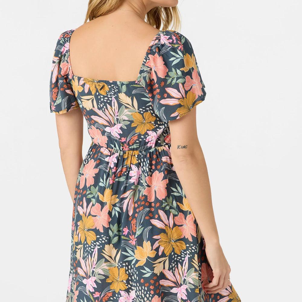 Woman wearing the Carina Floral Mini Dress by O'Neill
