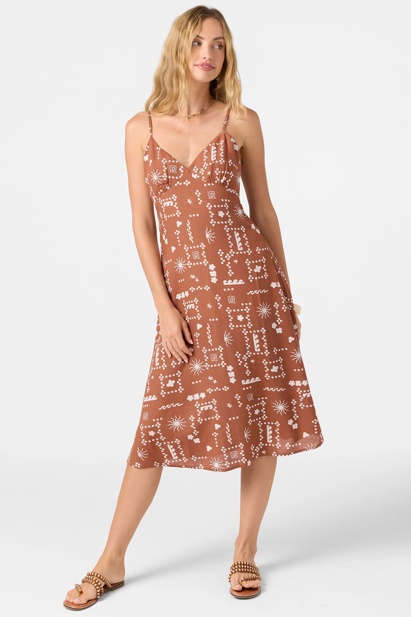 Feel cool and confident this summer in the Darleen Midi Dress from O'Neill. Find it at Harbour Thread boutique in Burlington, VT!