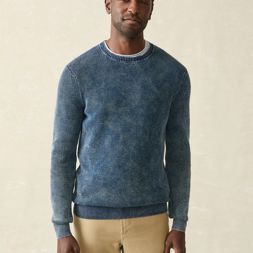 
                      
                        Faherty Sunwashed Crewneck Sweater
                      
                    