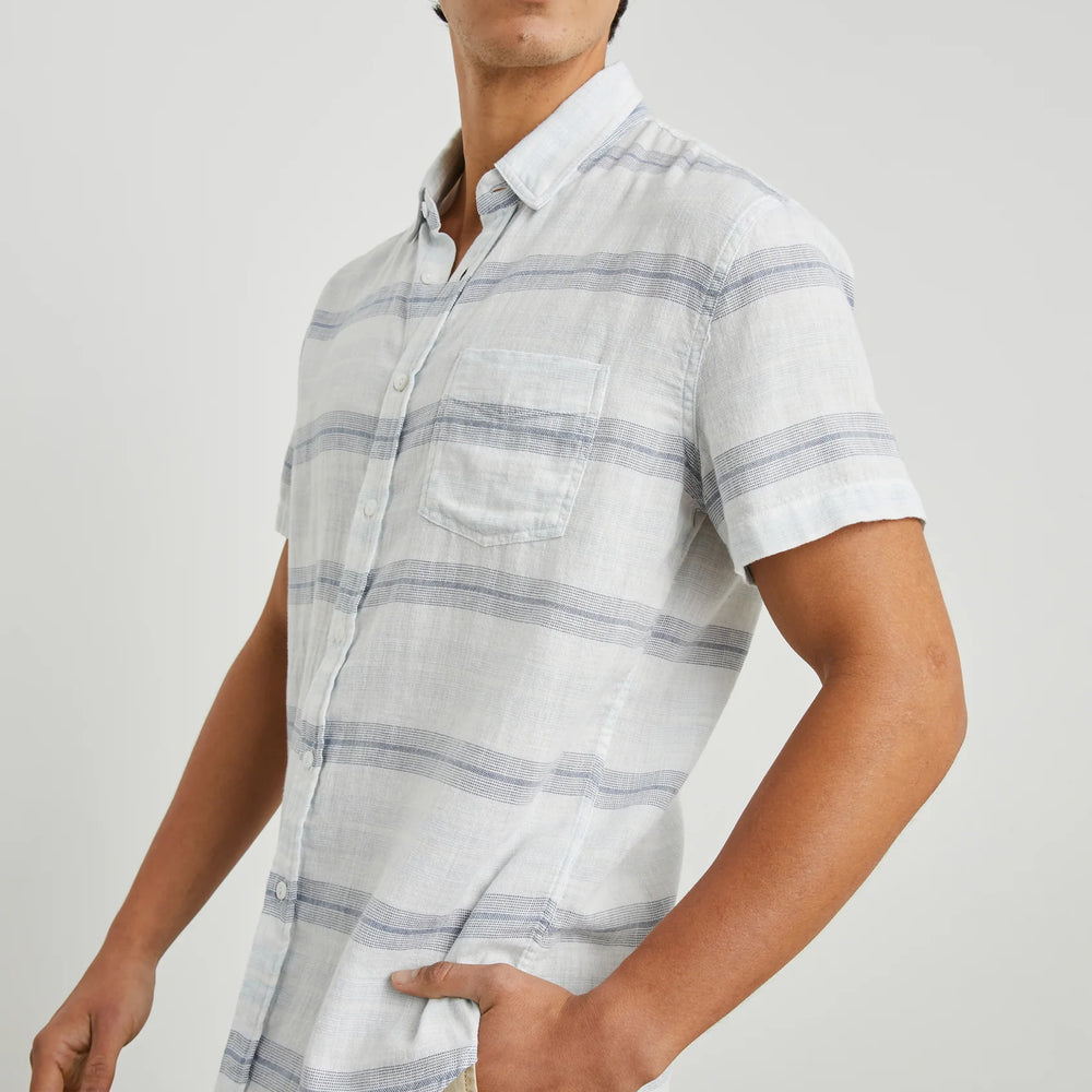 The Piraeus Fairfax Short Sleeve Button Up Shirt by Rails