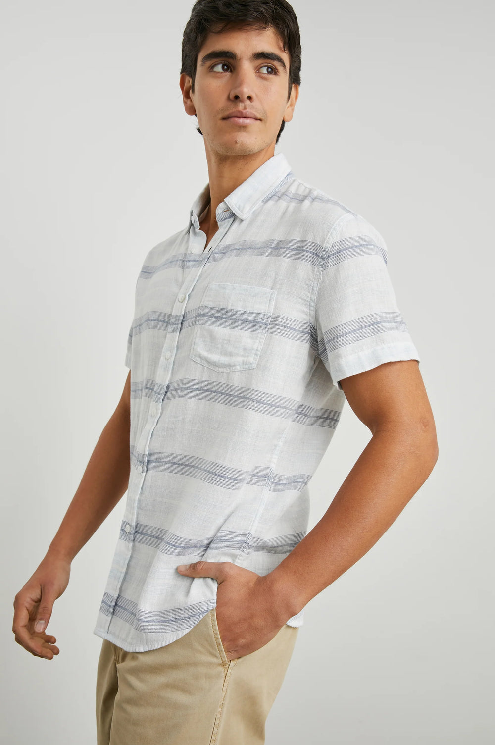 The Piraeus Fairfax Short Sleeve Button Up Shirt by Rails