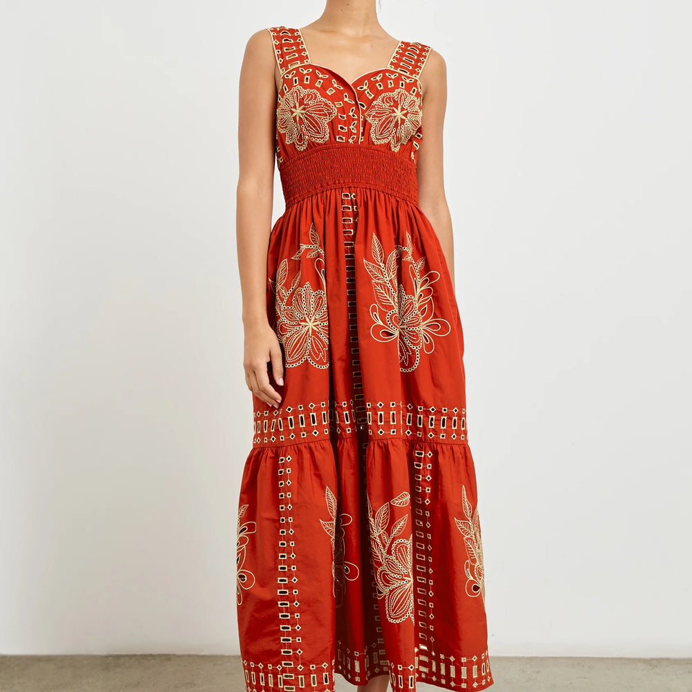 Shop the Fawn Embroidered Midi Dress by Rails at Harbour Thread